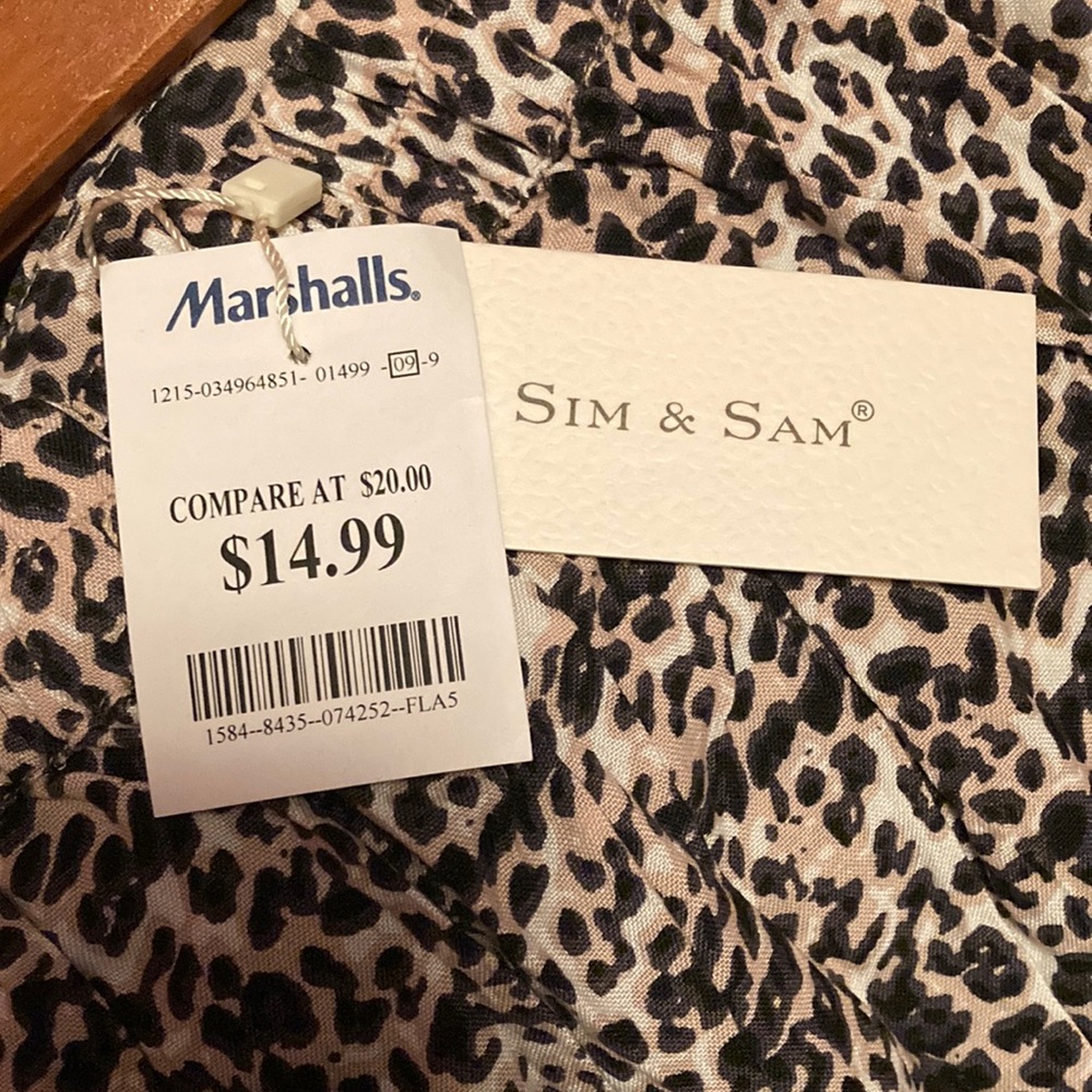 Sim & Sam leopard skirt size L - Picture 3 of 3